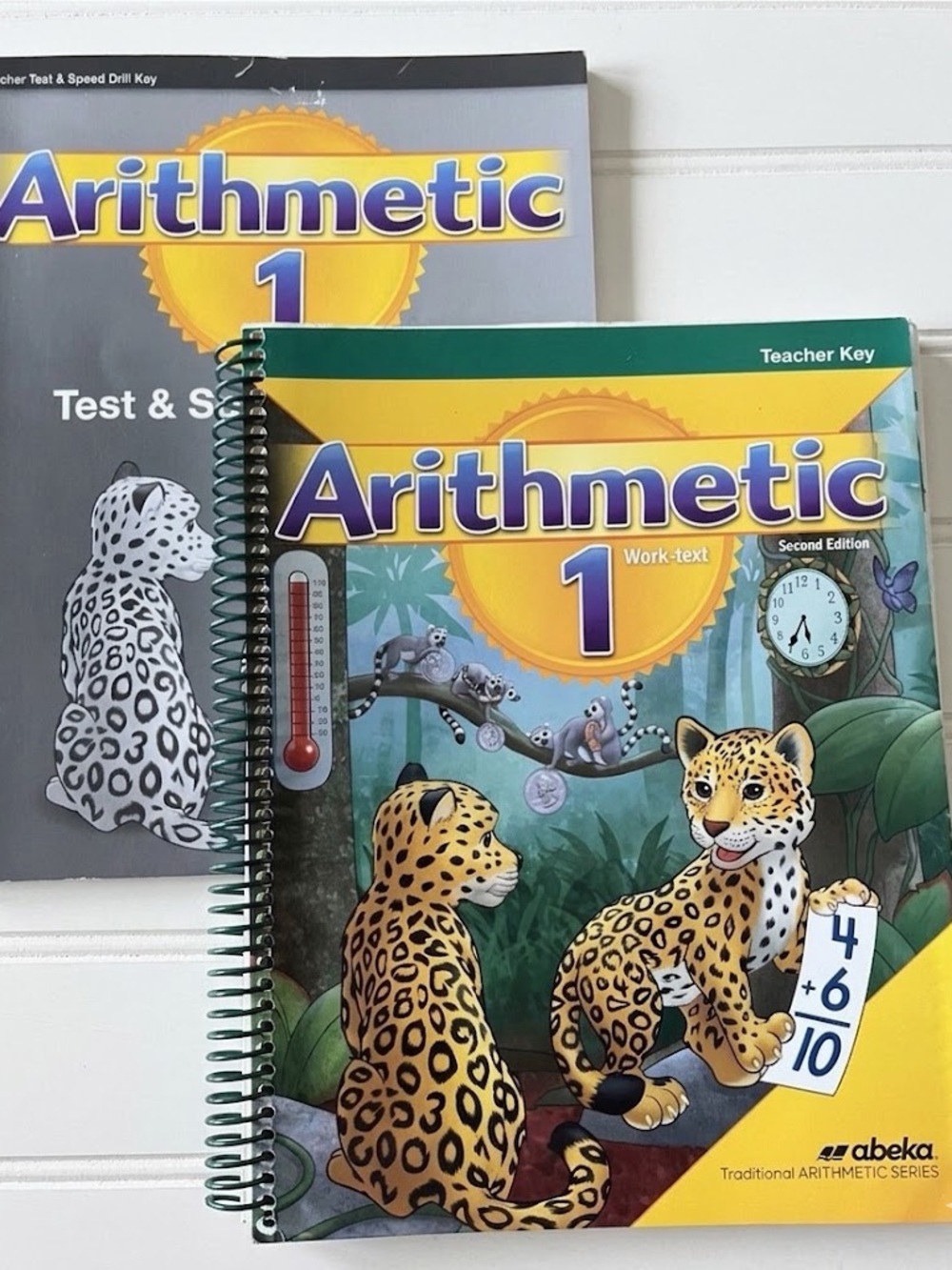 ABeka Arithmetic 1 Teacher Keys Speed Drill Test second edition